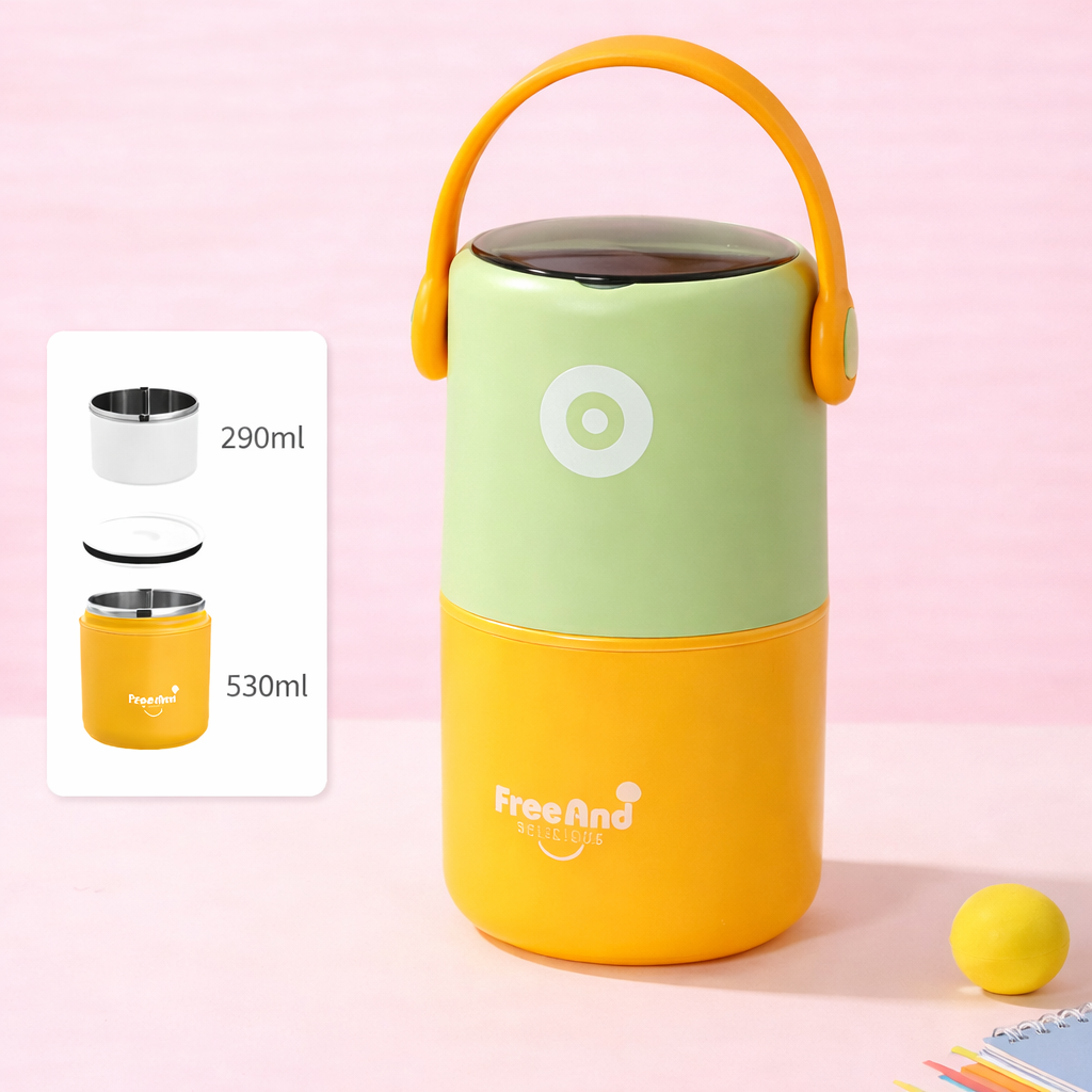 Dual-Layer Insulated Lunch Box – 820ml