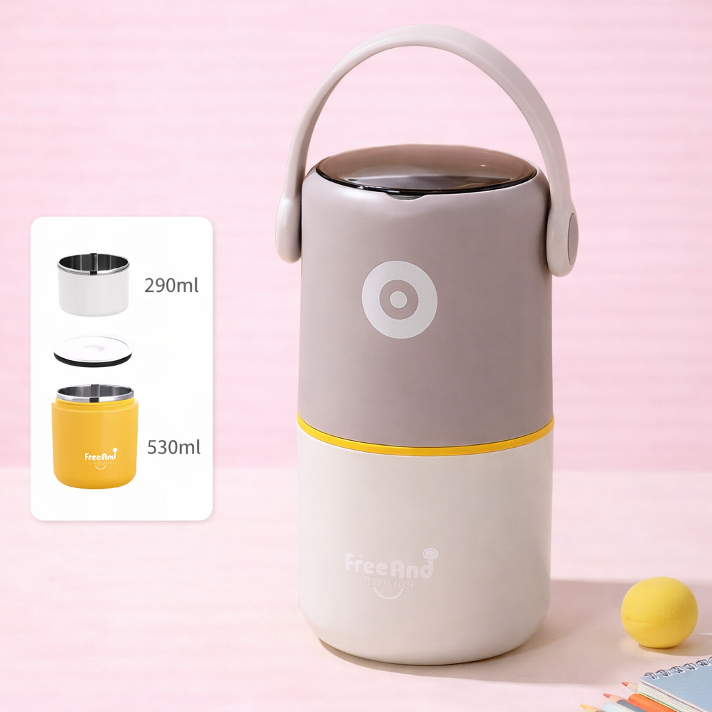 Dual-Layer Insulated Lunch Box – 820ml