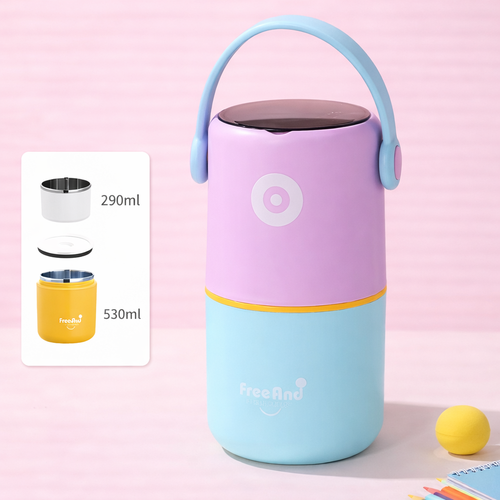 Dual-Layer Insulated Lunch Box – 820ml