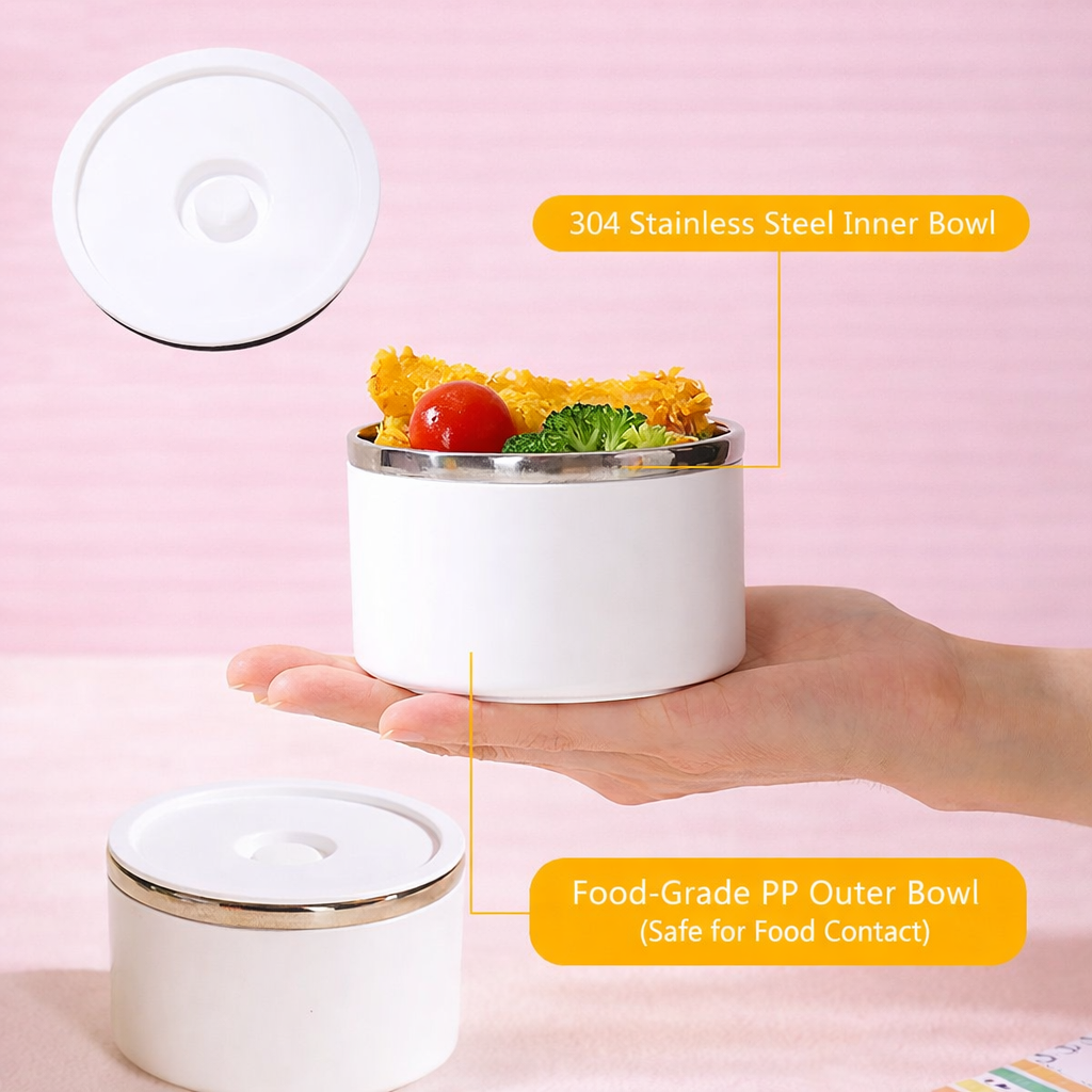 Dual-Layer Insulated Lunch Box – 820ml