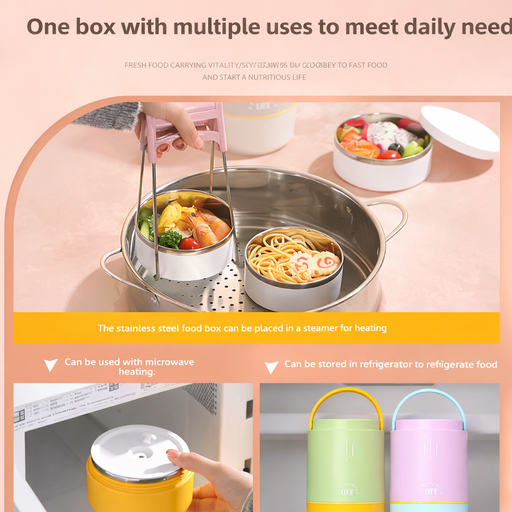 Premium Multi-Layer Stainless Steel Lunch Box
