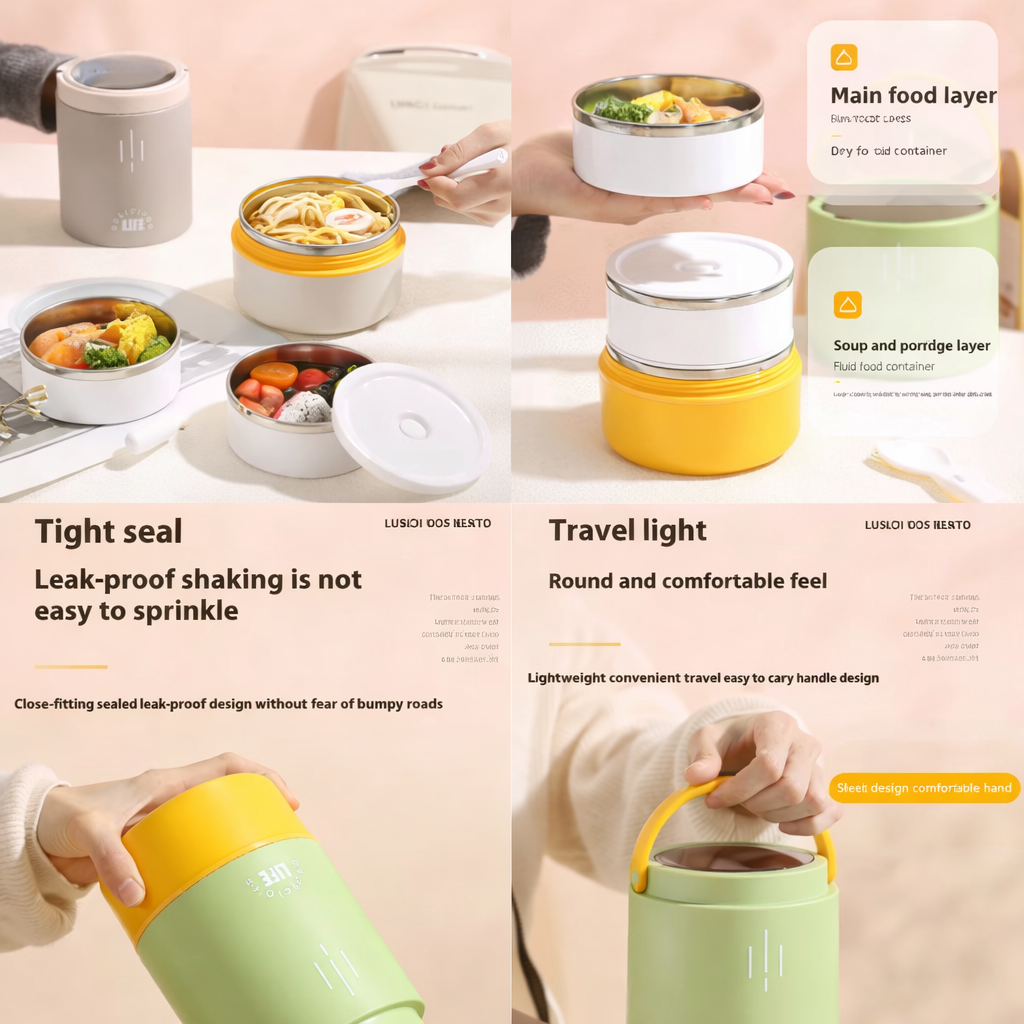 Premium Multi-Layer Stainless Steel Lunch Box