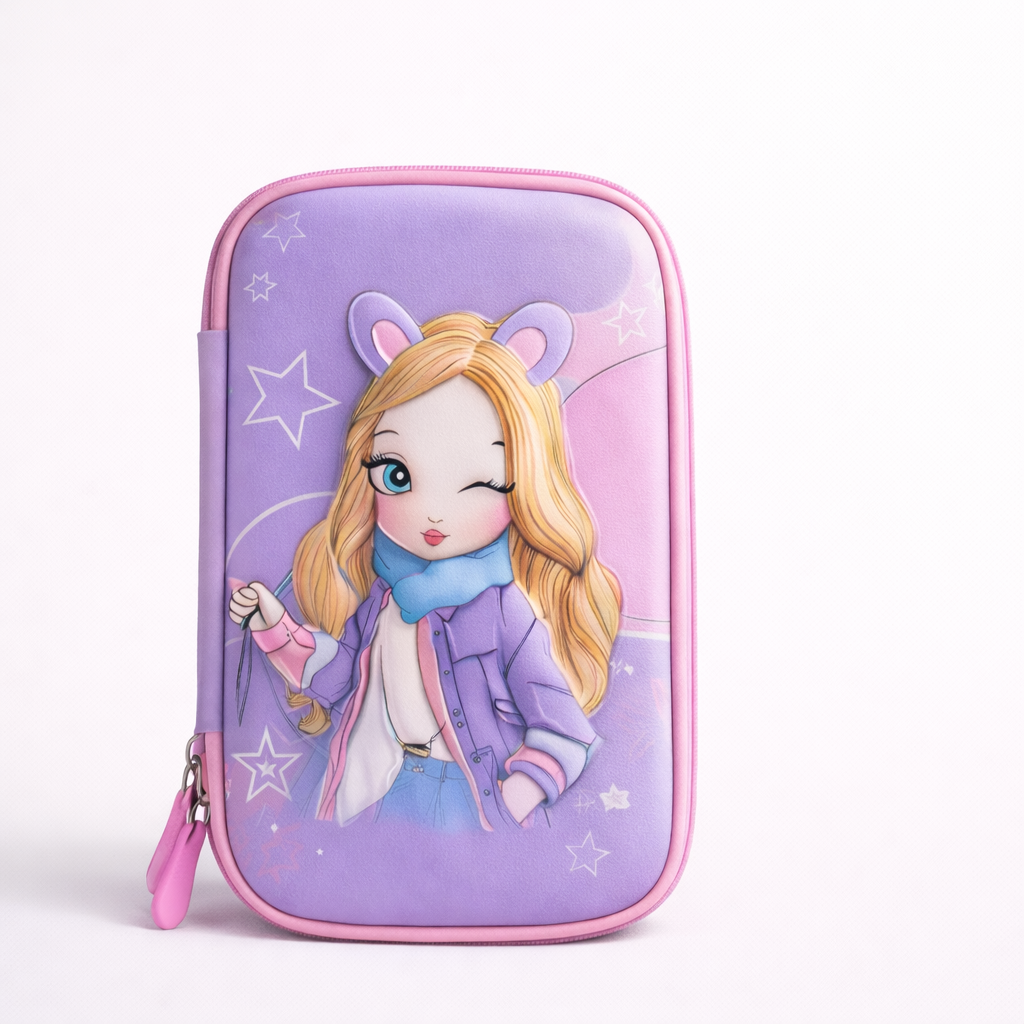 Waterproof 3D EVA Stationery Kids Pencil Box Case