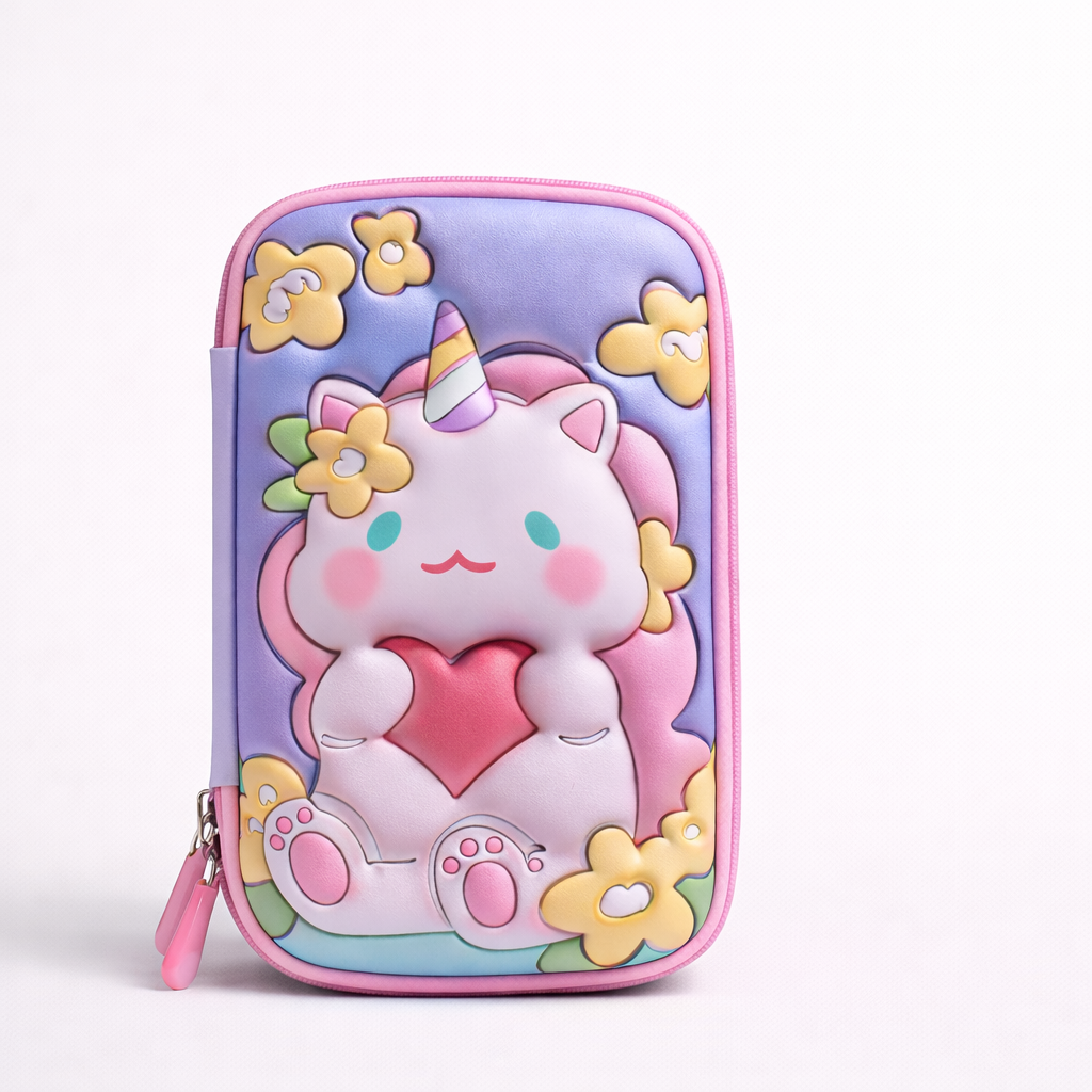 Waterproof 3D EVA Stationery Kids Pencil Box Case