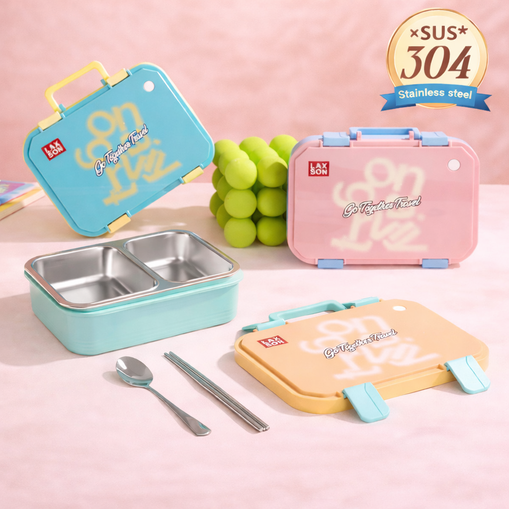 Kids Lunch Box Two Grid- [700ml]