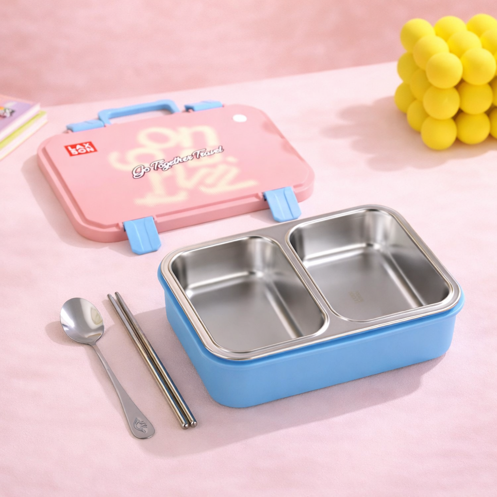 Kids Lunch Box Two Grid- [700ml]