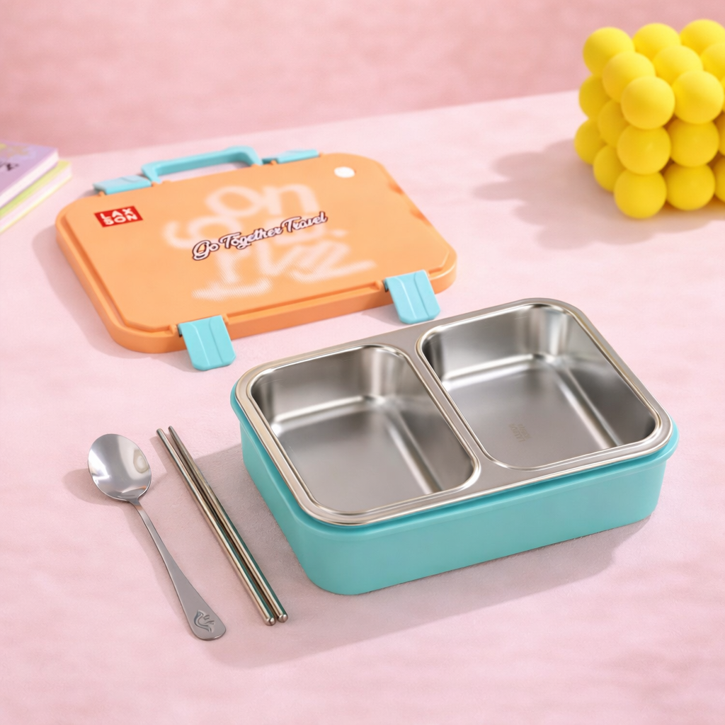 Kids Lunch Box Two Grid- [700ml]