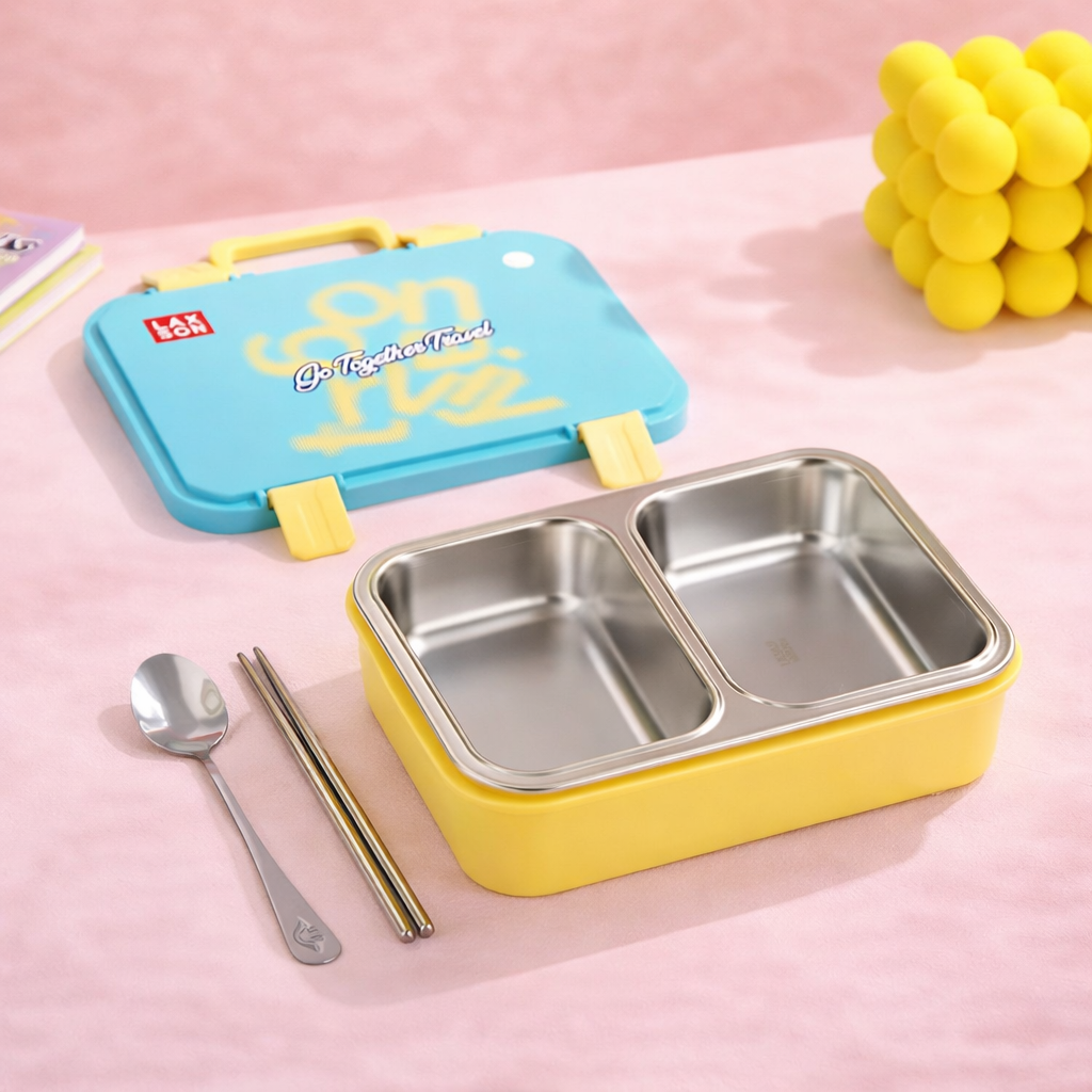 Kids Lunch Box Two Grid- [700ml]